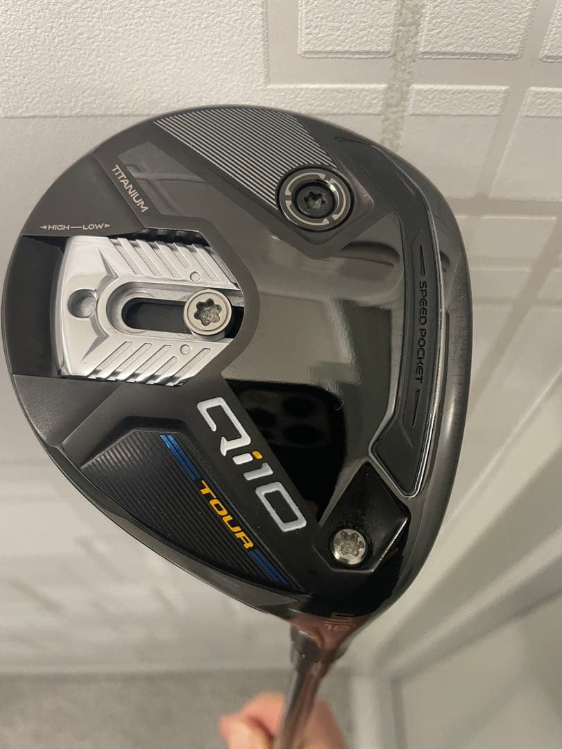 美品テーラーメイド Qi10 ツアー 5W Diamana TM50 S 18度