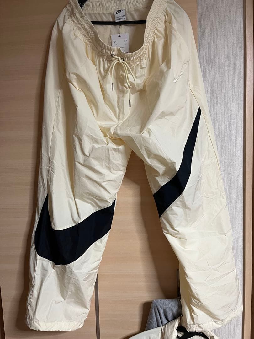 Nike ウィンドブレーカー 2XL アイボリー/ブラック