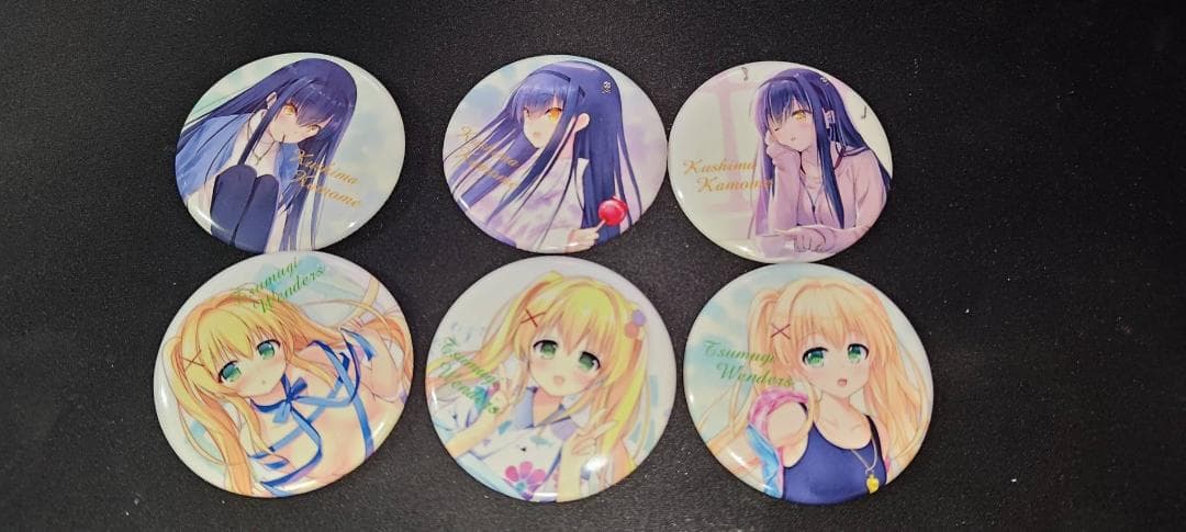 Summer Pockets character1 2019 鴎 紬 缶バッジ