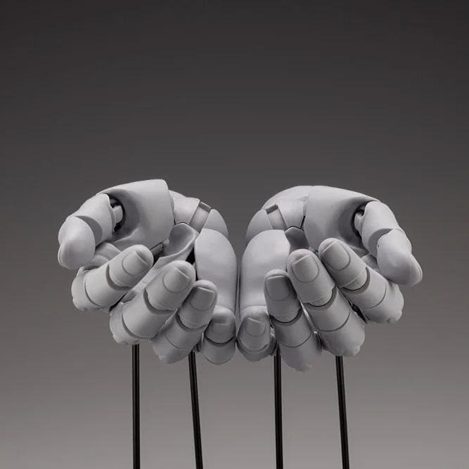 [2026年購入品] コトブキヤ ハンドモデル 両手 セット GRAY L R