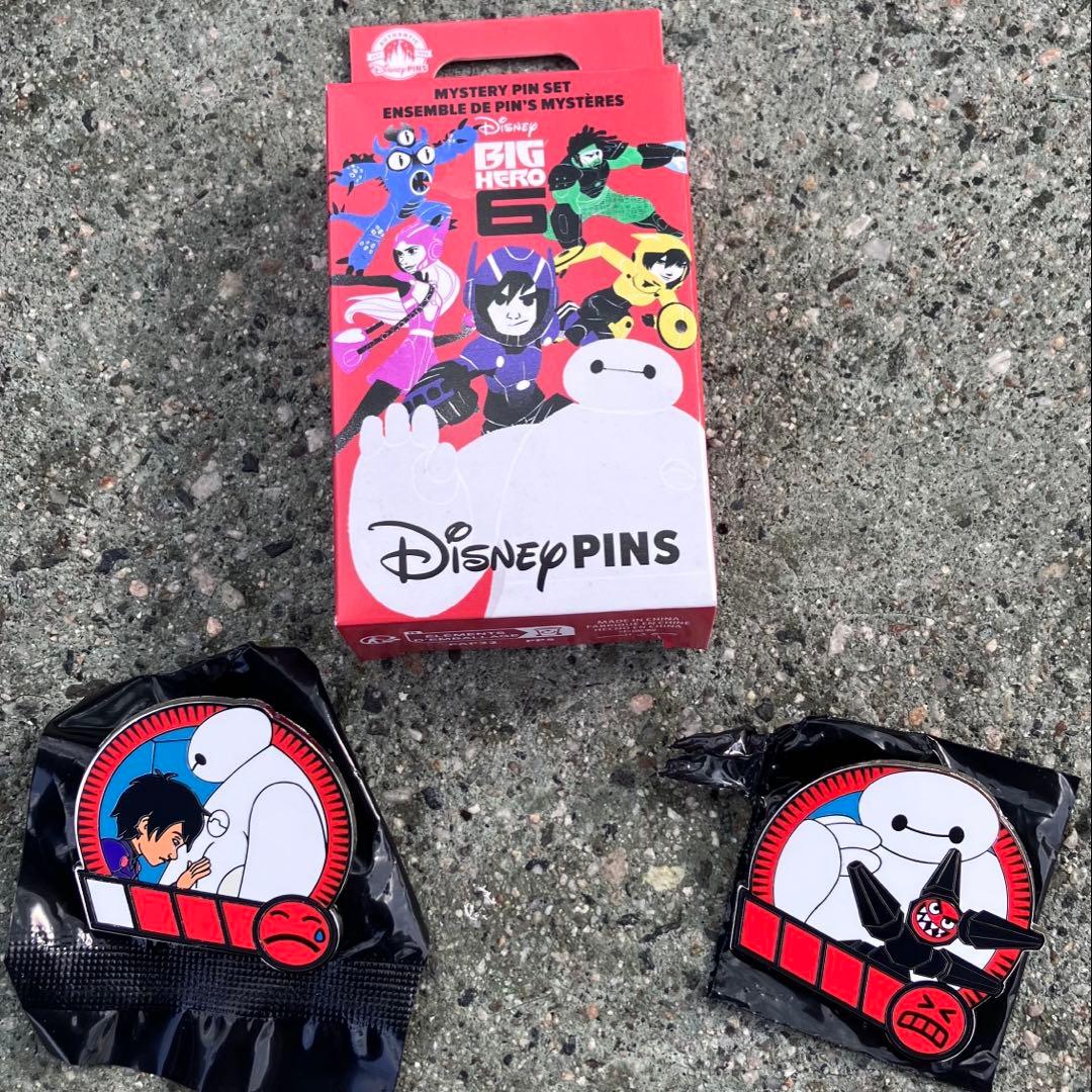 レア ベイマックス ヒロ ピンバッジ セット 海外限定