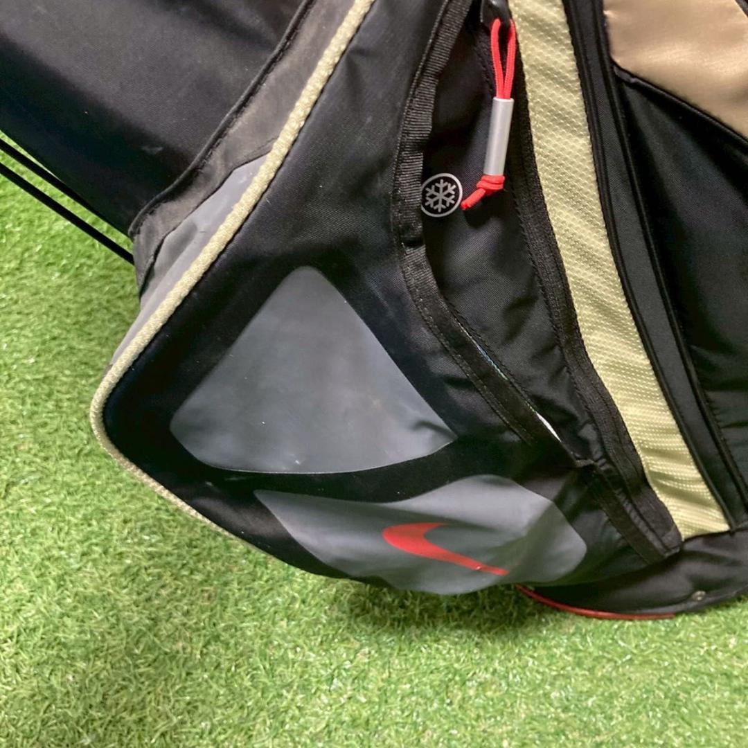 NIKE ナイキ　キャディバッグ　　スタンド式　ブラック