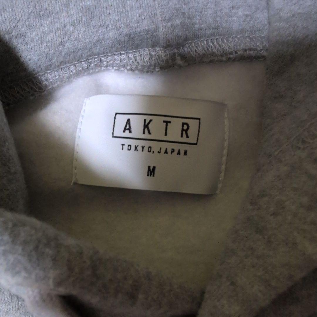 AKTR グレー パーカー Mサイズ 新品