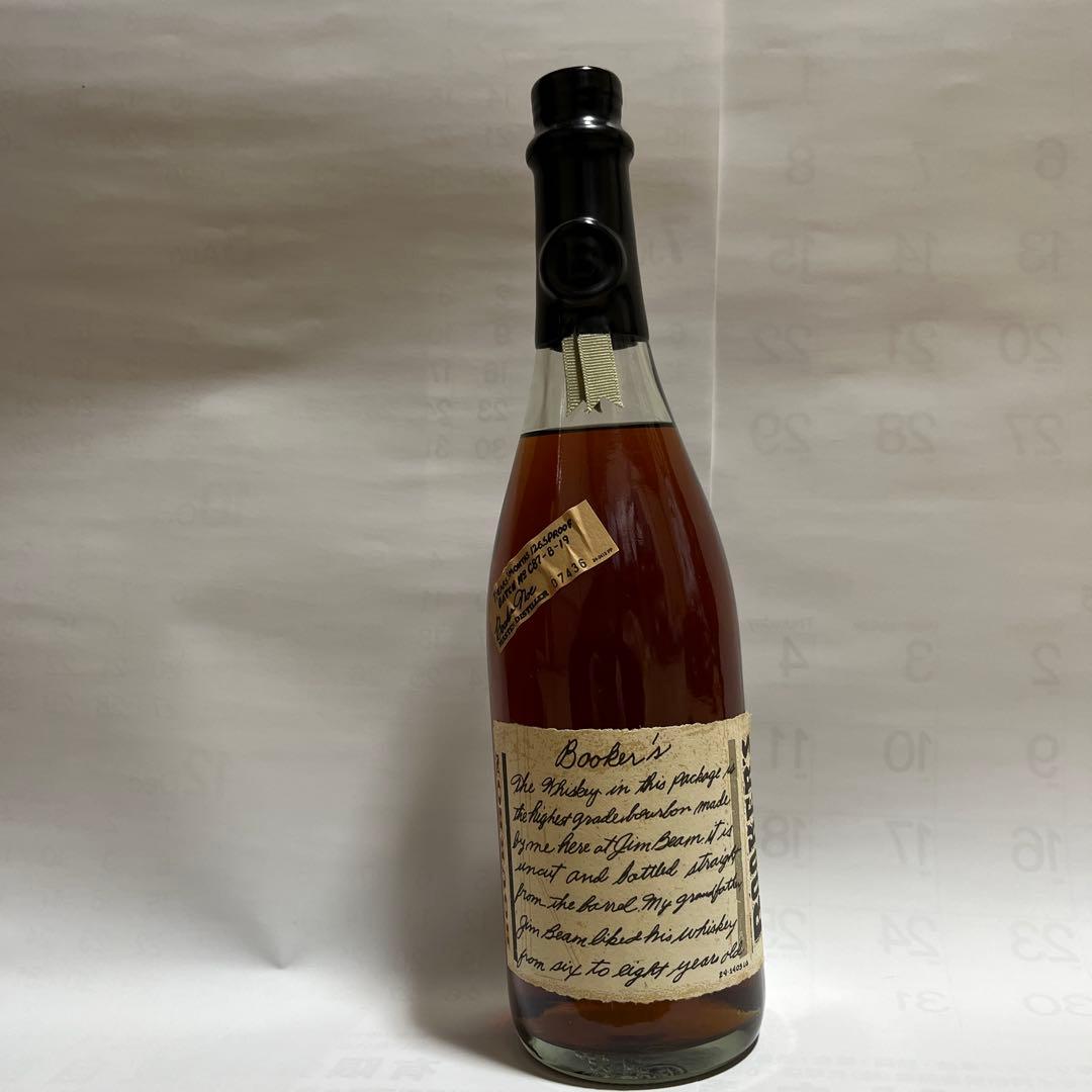 【週末値下】未開栓　古酒　Booker's Bourbon 1987年　年代物