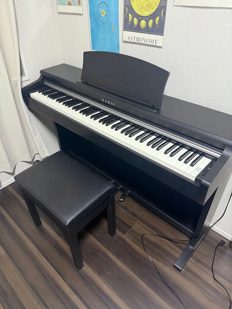 【なすなす】KAWAI 電子ピアノCN23B 88鍵 ブラック（椅子付き）