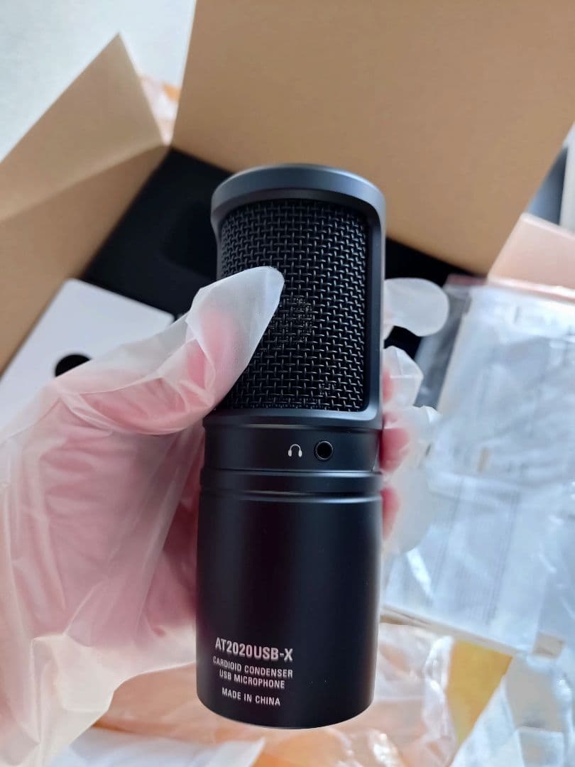 【動作OK/美品】audio-technica AT2020USB-X｜アーム付