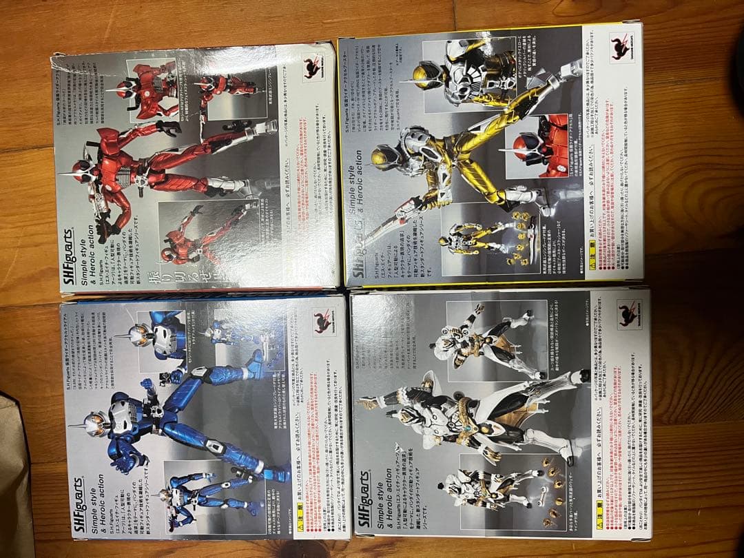 S.H.Figuarts仮面ライダーアクセル&ウェザードーパント　合計4体セット