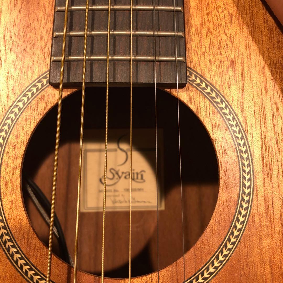 アコースティックミニギター 6弦 ナチュラルウッド