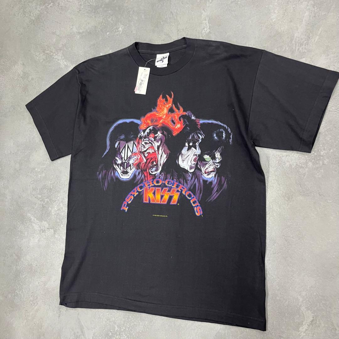 90s デッドストック CRONIIS KISS バンドTシャツ Lサイズ