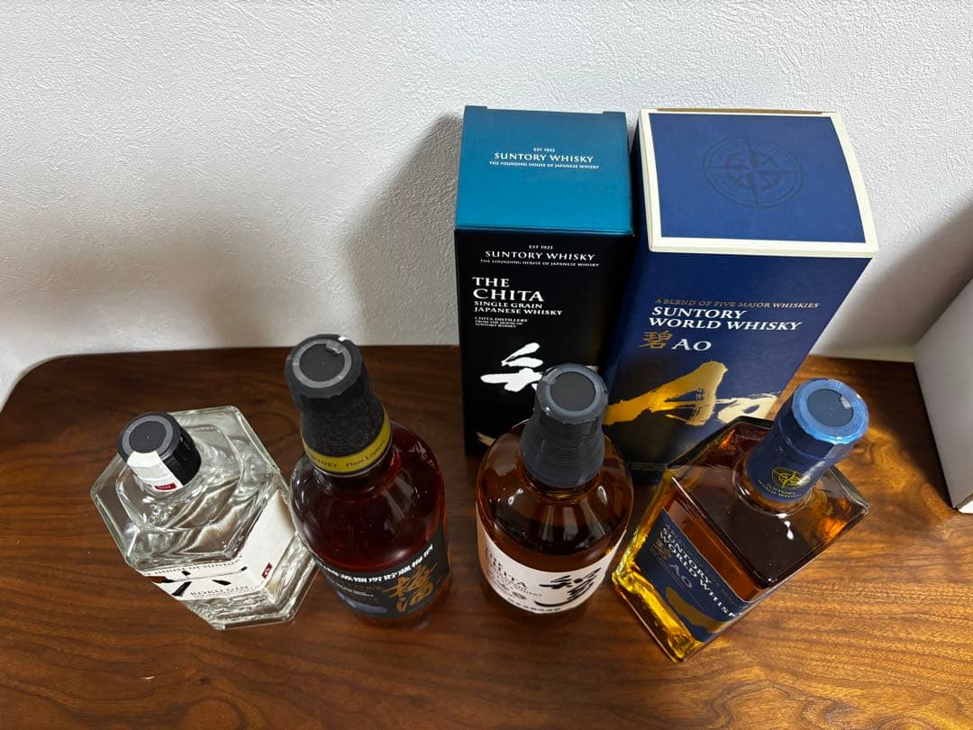 新品　未開封　ウイスキー梅酒ジン　4本セット　知多碧六山崎蒸留所