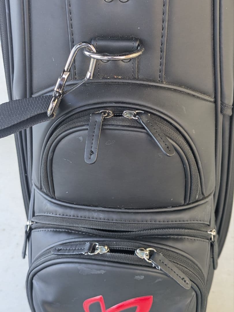 マスターバーニー キャディバッグ ブラック 9インチ 原英莉花プロ サイン入り