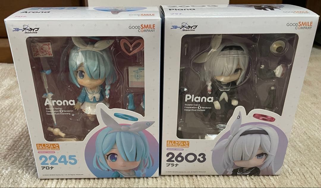 ブルーアーカイブ　アロナ　プラナ　ねんどろいど