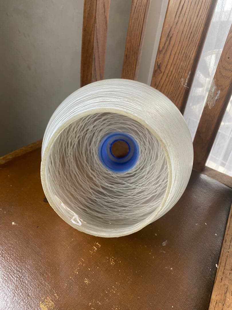 アンティークガラス製ボトル型ランプシェード