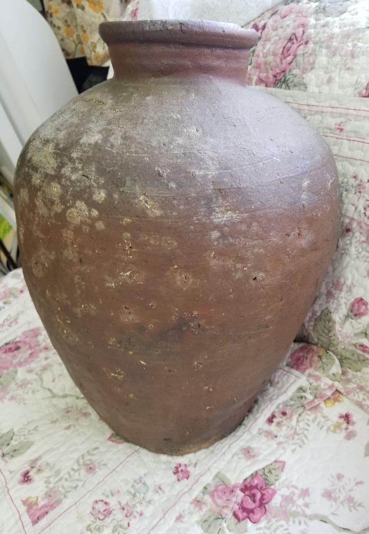 古備前　鎌倉時代　鑑定書つき　古備前 直線文壷 鎌倉時代 鑑定書桂又三郎極メ時代