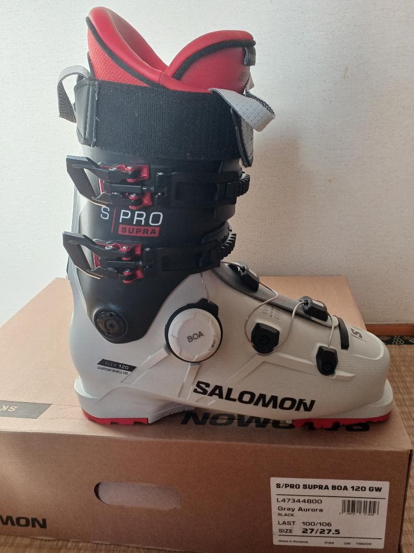 サロモンスキーブーツ　BOA　27.27.5　　　27.27.5cm