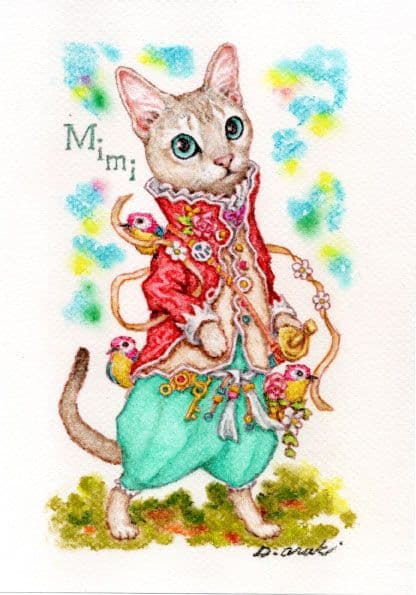 フォロワー様は価格から10％OFF【ペット画オーダー制作（A5用紙　１匹描き）】