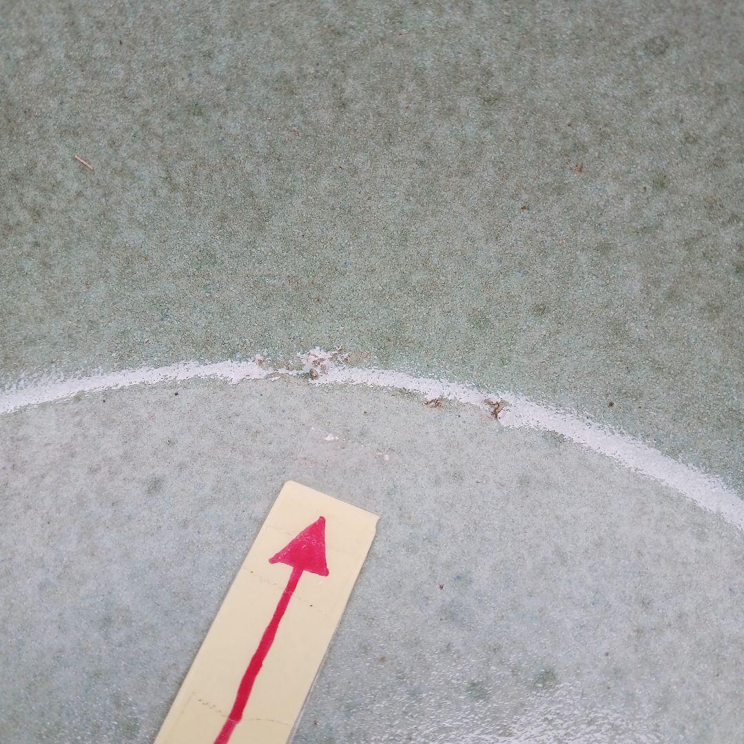 新品　特大　∅50　陶器　睡蓮鉢　メダカ鉢　ヒスイグリーン　手造　青＆緑　LLB