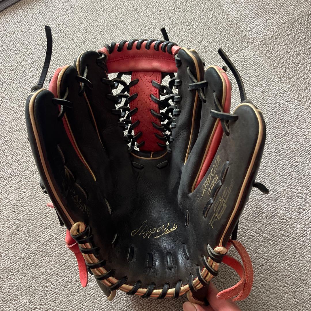 Rawlings SuperSkin グローブ 黒/ピンク