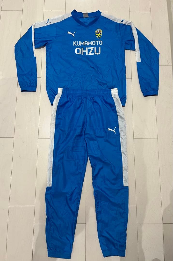 大津高校サッカー部　ピステ上下セット