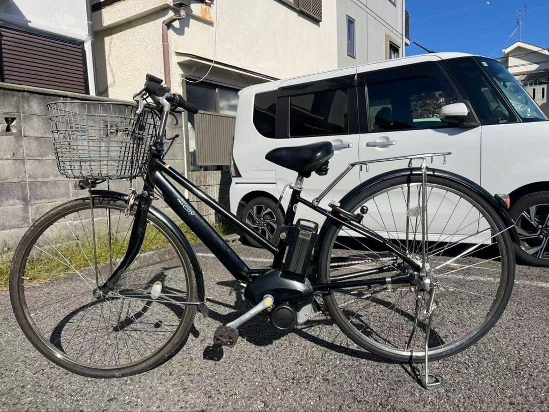443 YAMAHA CITY 27インチ5段変速ギア　電動自転車　8.7Ah
