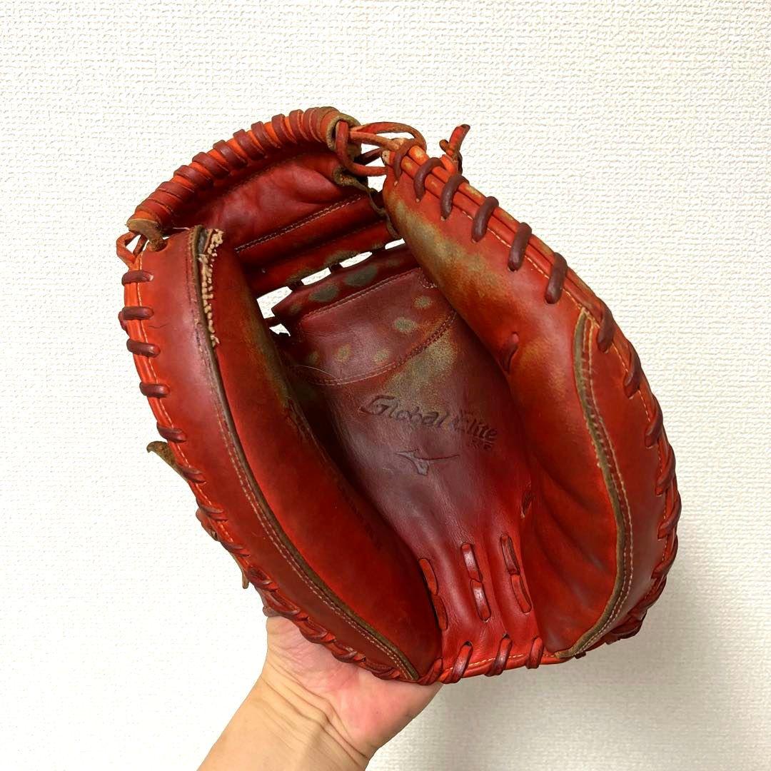 632 ミズノ グローバルエリート 型抜群 即戦力 軟式少年 キャッチャーミット