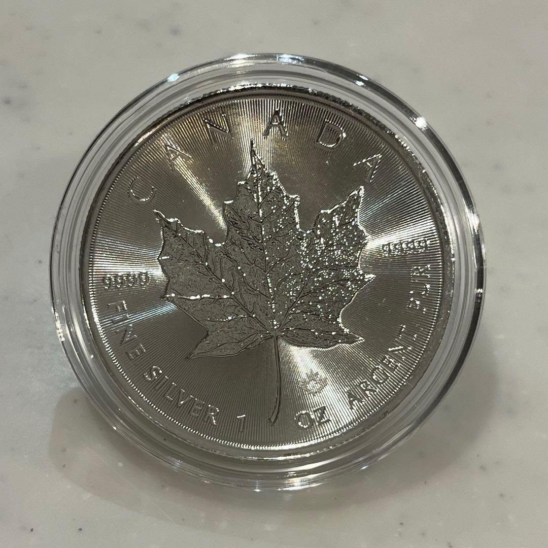 2023年 カナダ メイプルリーフ 銀貨