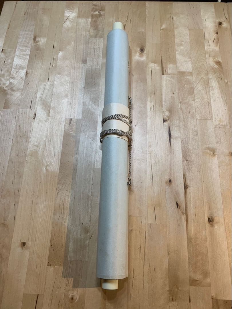 掛け軸 日本画 松に鳥 寿帯宿樹 共箱付き 床の間 縁起物♪