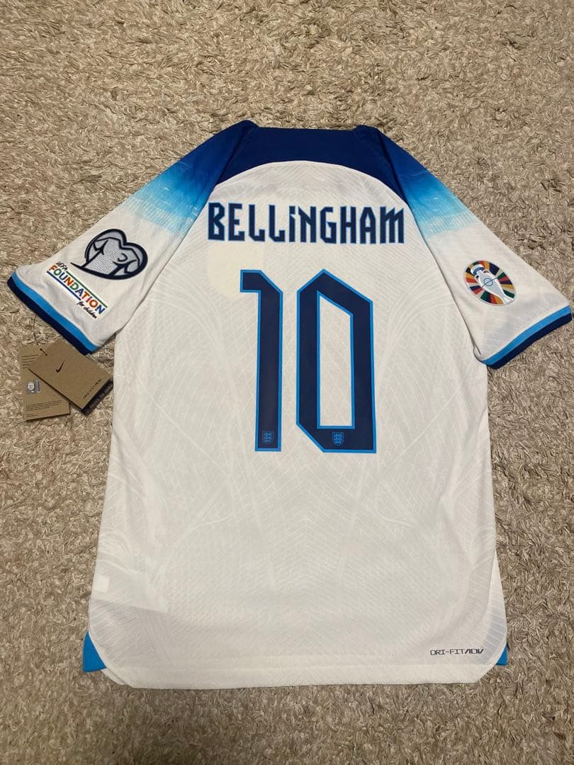 【正規品】ベリンガム　イングランド　オーセンティックシャツ