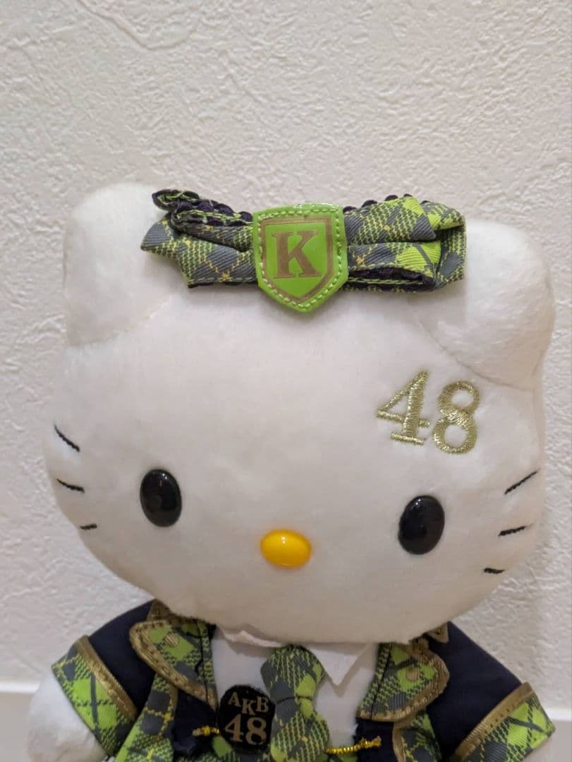 キティちゃん×AKB48コラボぬいぐるみ縦約25×横約16cm