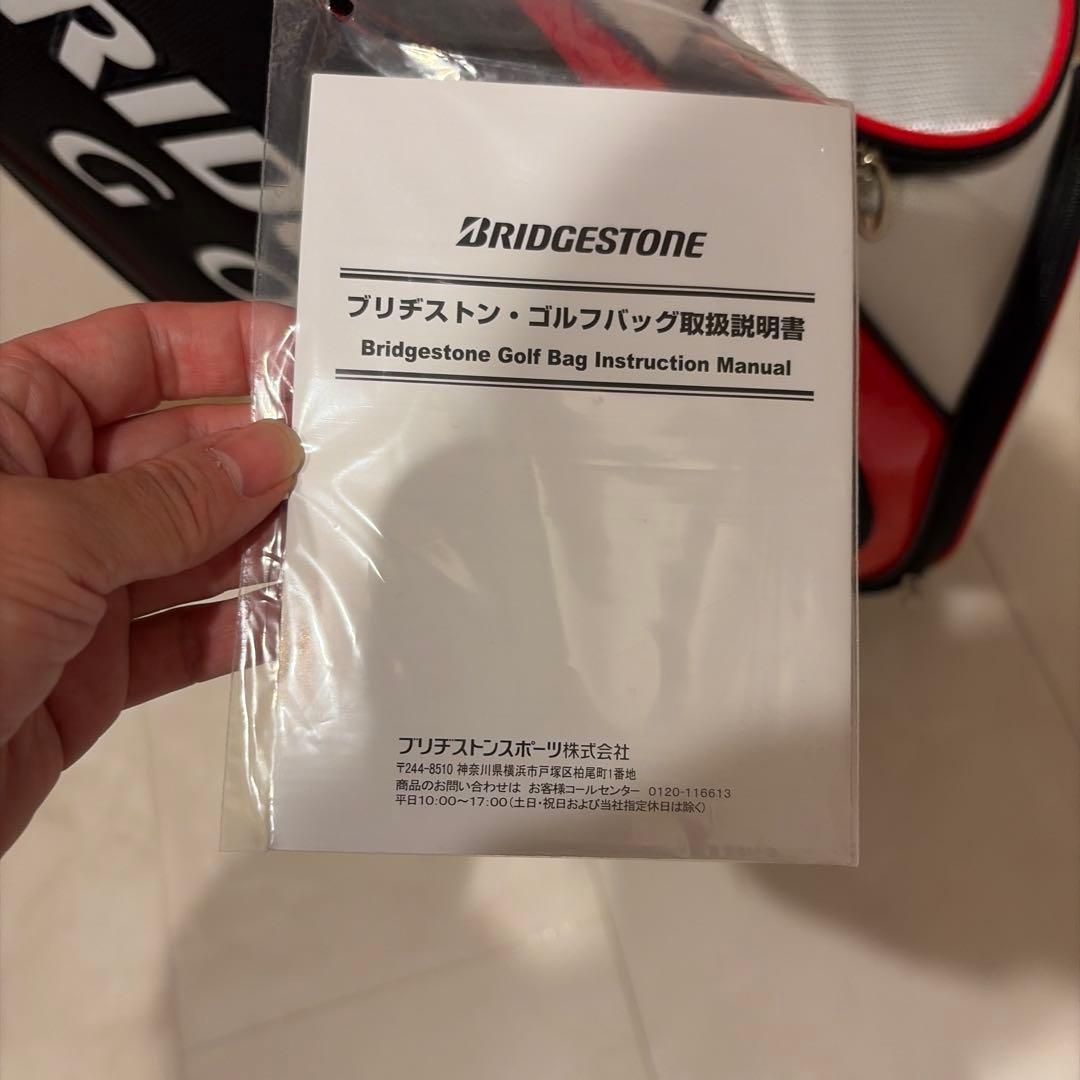 新品未使用　　ブリヂストン　ゴルフ　ゴルフバック　キャディーバック