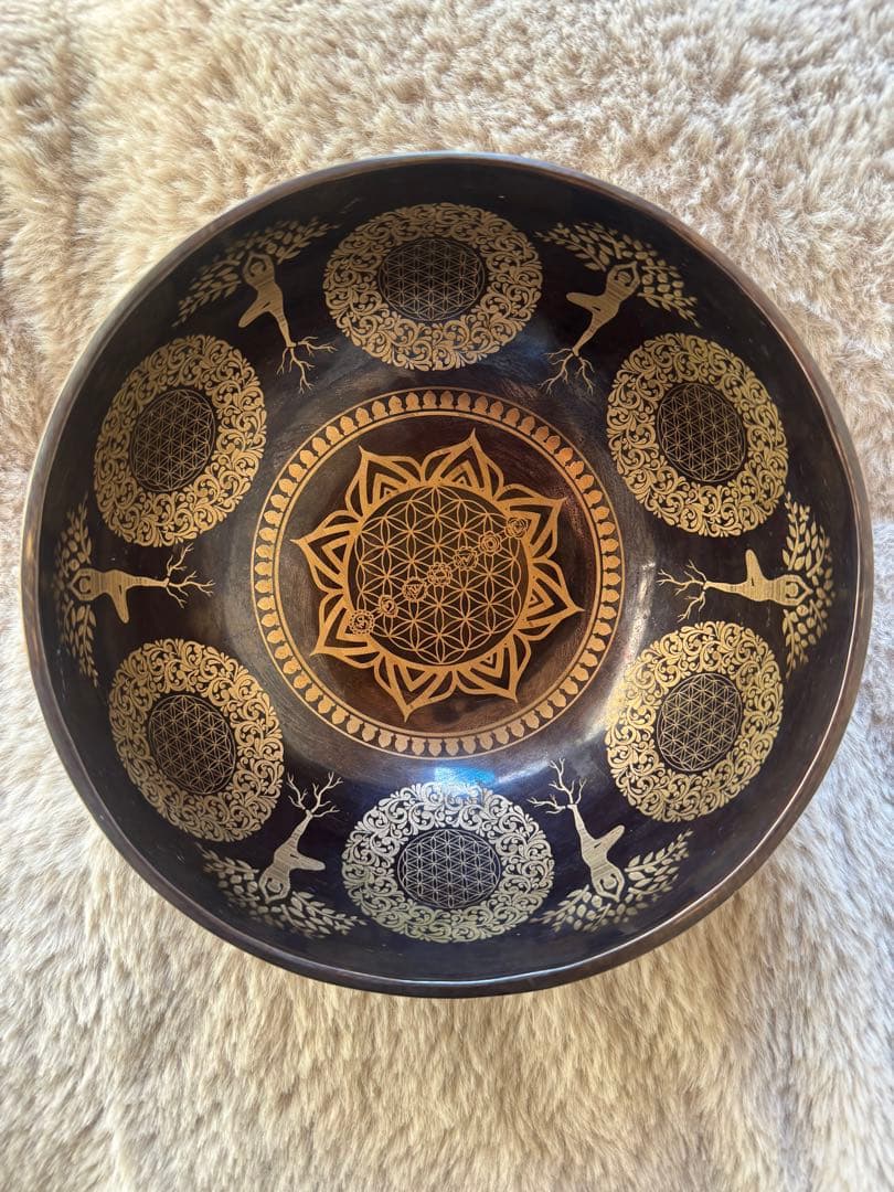 シンギングボウル　シンギングボール　ハンドメイド　ネパール　仏具　一点のみ