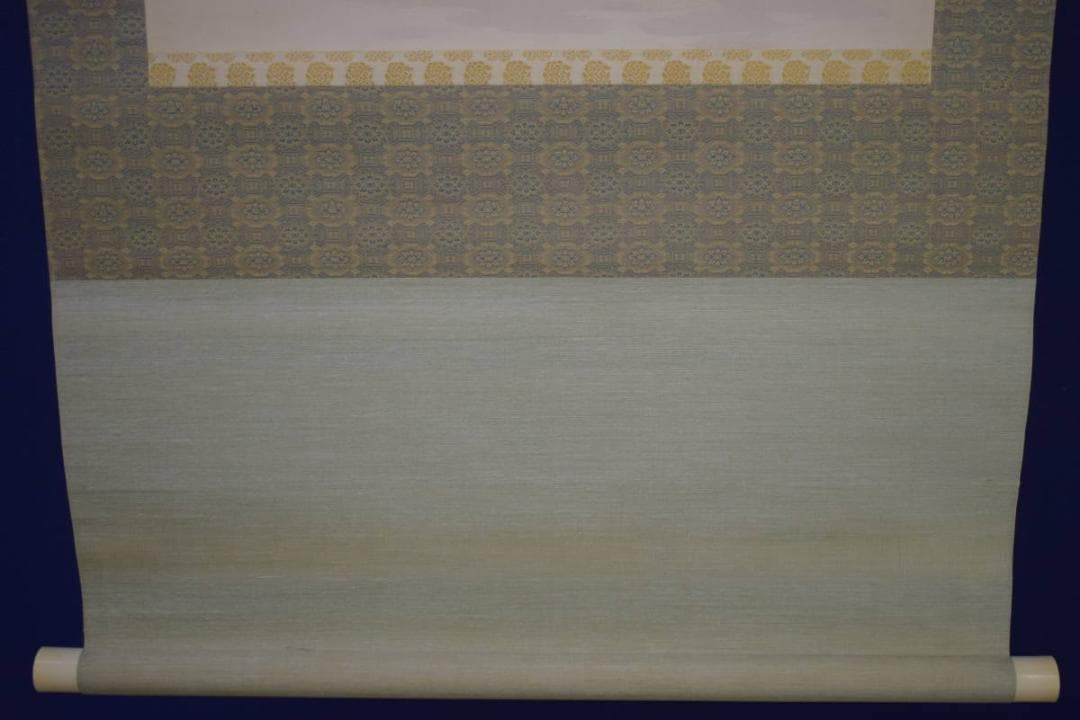 真作/森安石象/人物踊り図/踊り子/桐共箱付/布袋屋掛軸HJ-54