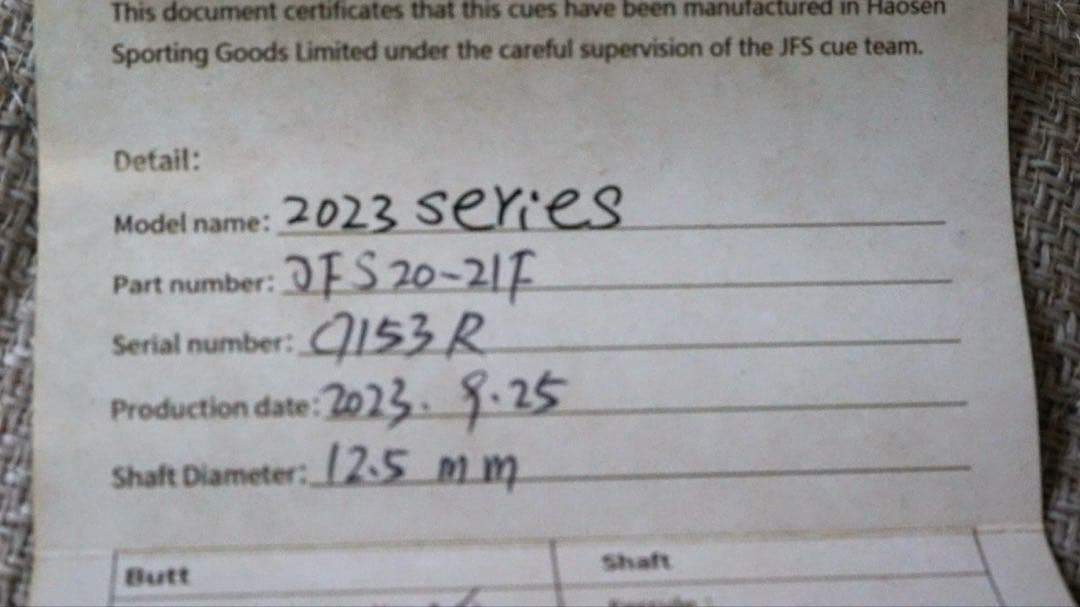 J.Flowers JF20-21 プレイングキュー