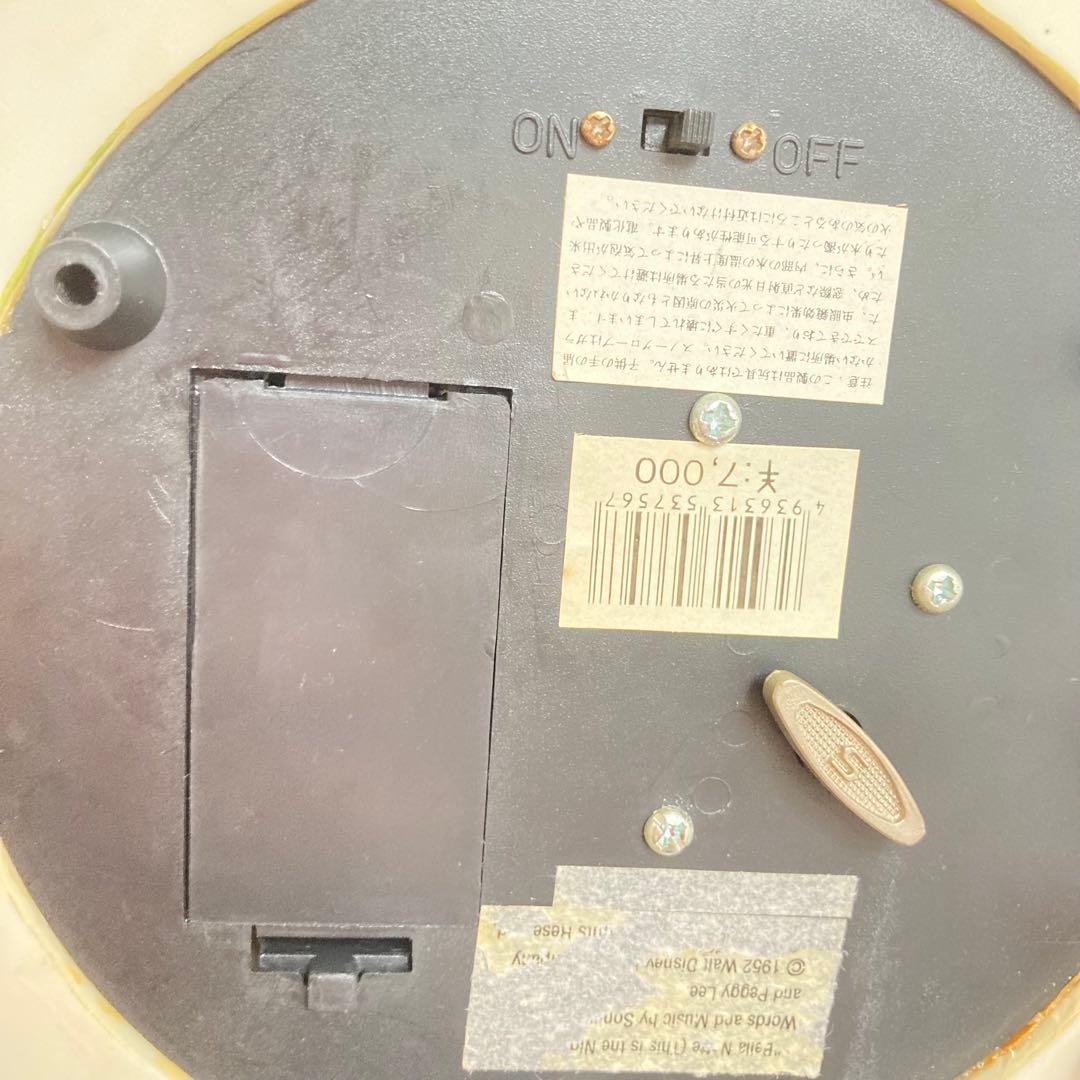 わんわん物語　スノードーム　オルゴール　ディズニー　スノーグローブ