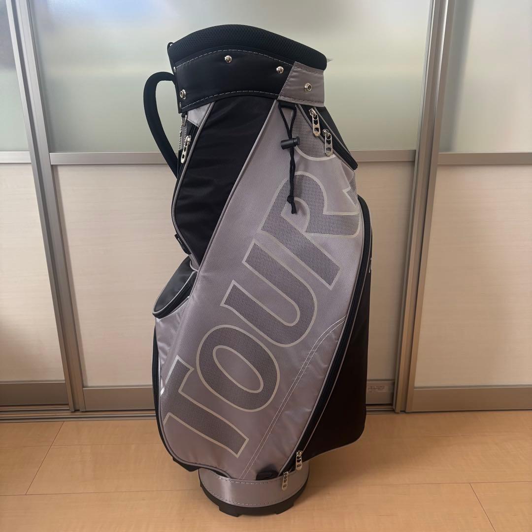 キャディバッグ グレー/ブラック