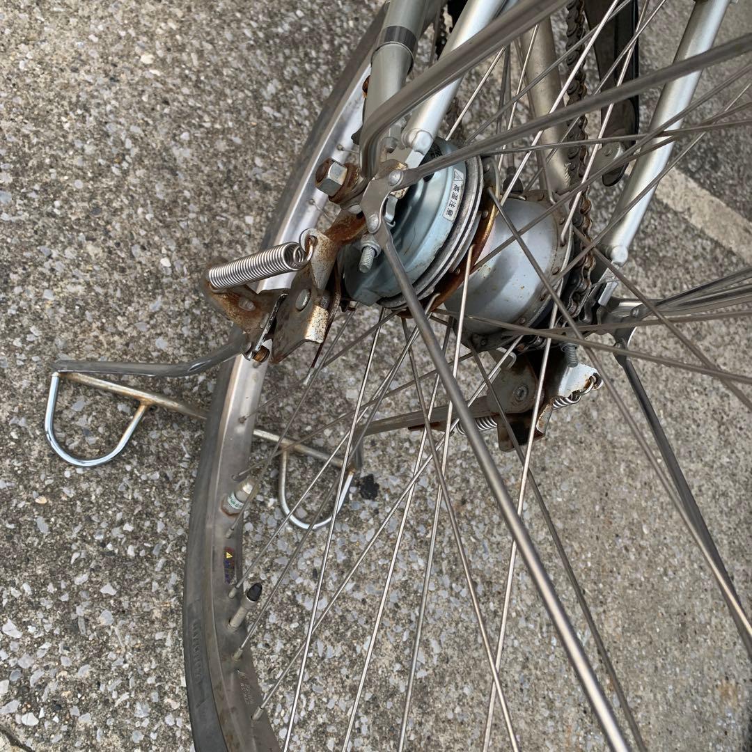 電動アシスト自転車。近県にの方、陸送致します。遠方の方はご遠慮下さい。サビあり。