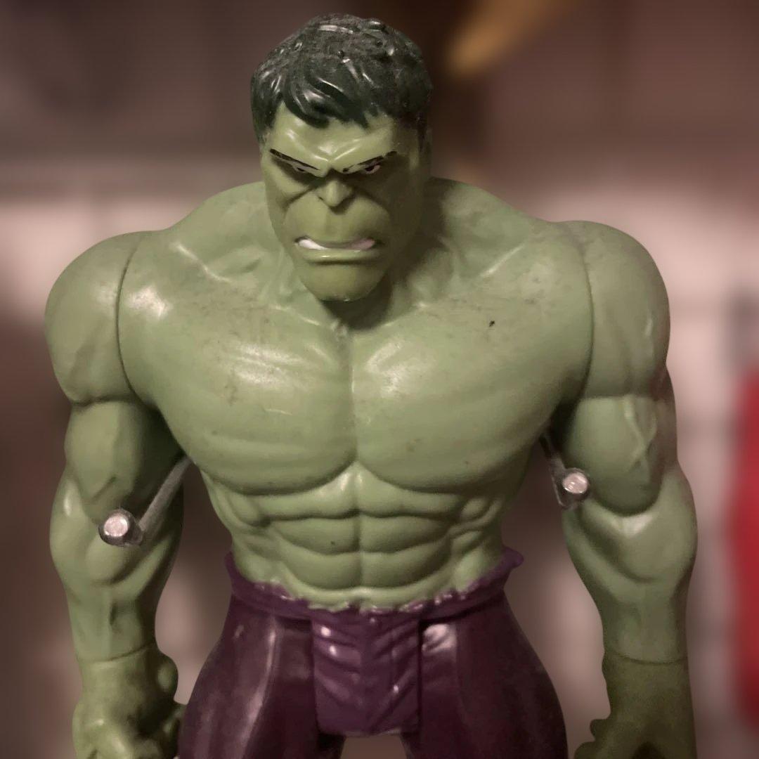 激レア！ハルクとスパイダーマン フィギュアセット　手足可動式