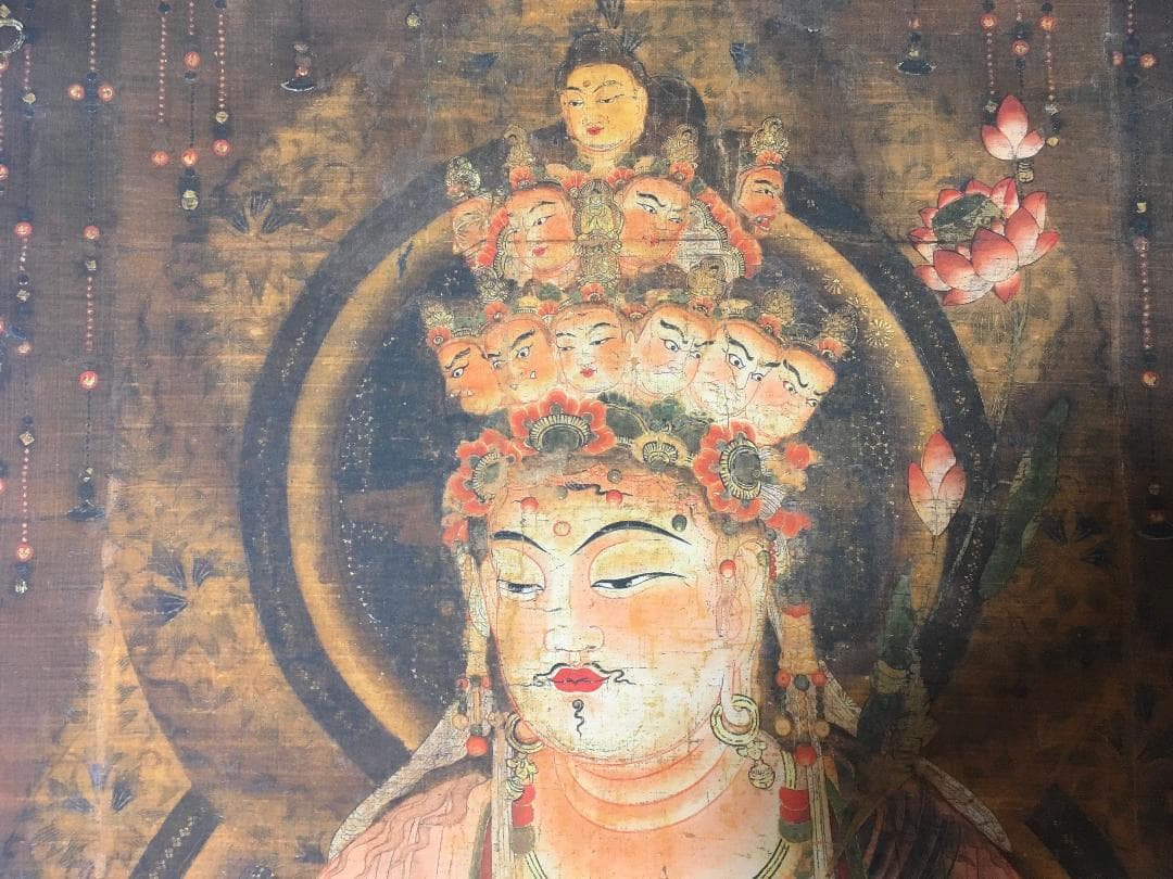 【複製】十一面観音像　平安時代　108×50（㎝）