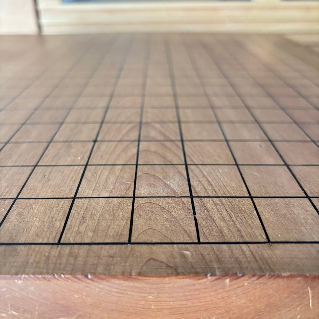 天然木 碁盤セット 蛤白147・黒184 本格仕様 盤裏ヘソ付