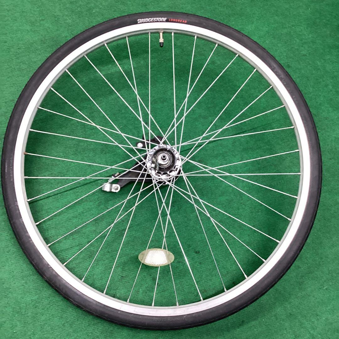 アルミリム　後輪 26x1-3/8 タイヤ付　内装3段　26インチ　リア