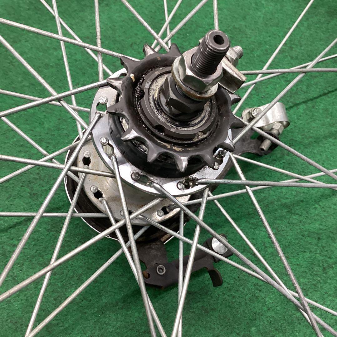 アルミリム　後輪 26x1-3/8 タイヤ付　内装3段　26インチ　リア