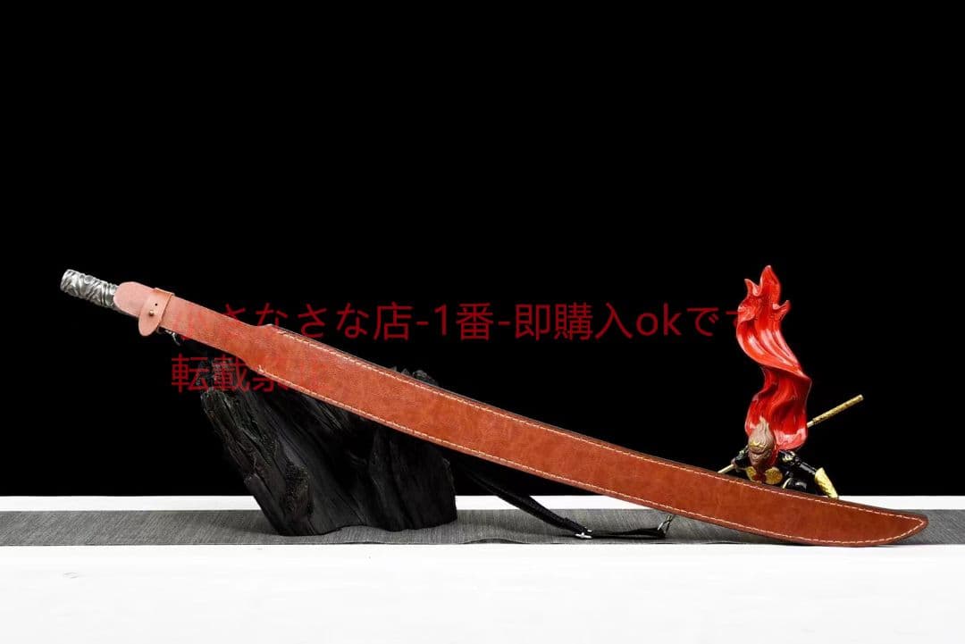 一体刺繍春刀煉獄 古兵器 武具 刀装具 日本刀 模造刀 居合刀