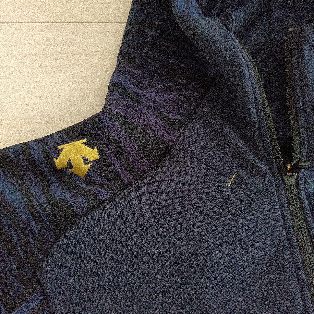 デサント DESCENTE ネイビー ジャージ上下セット フルジップパーカー