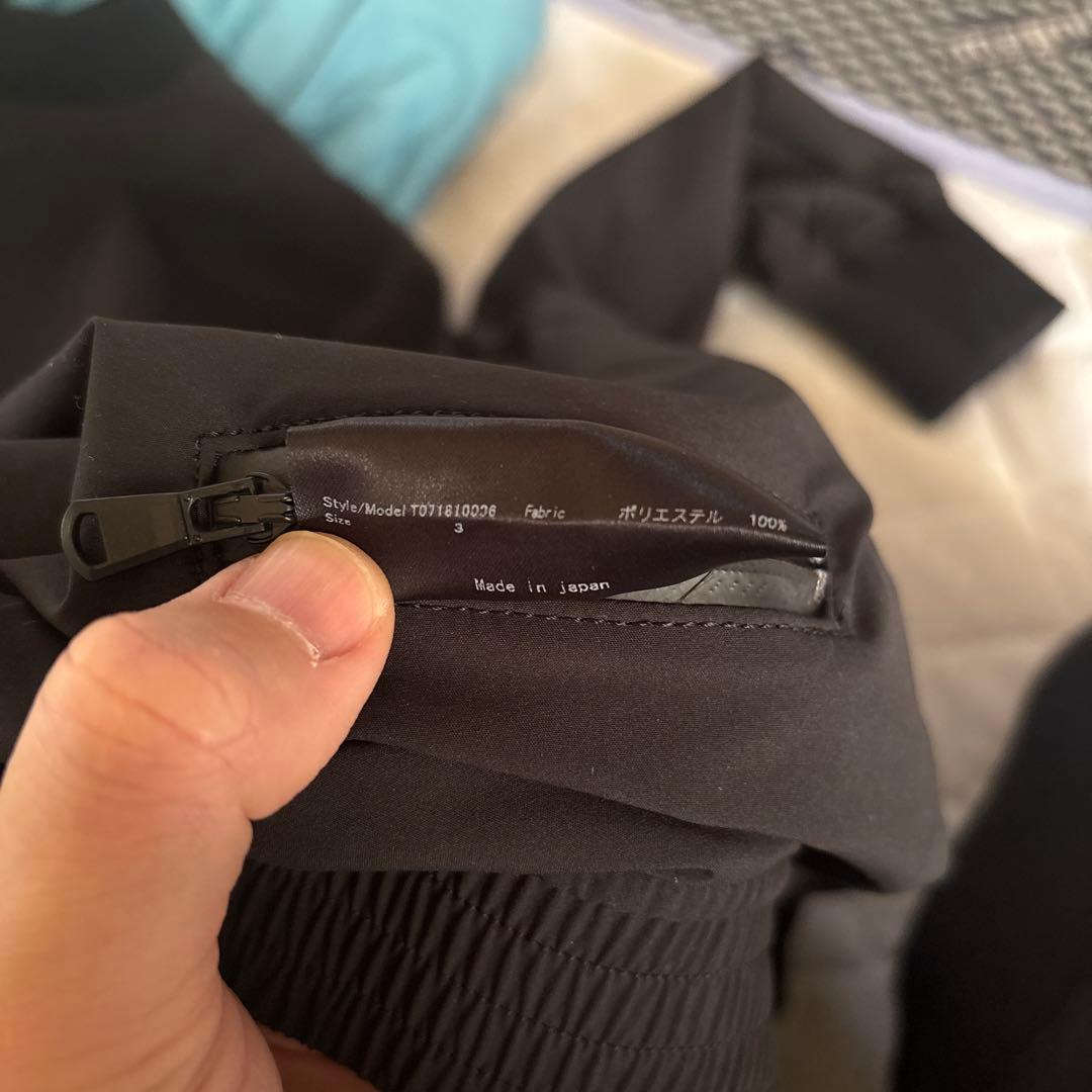 TFW49 ブルゾン　トップス　サイズ3 Sサイズ ブラック　黒　ストレッチ