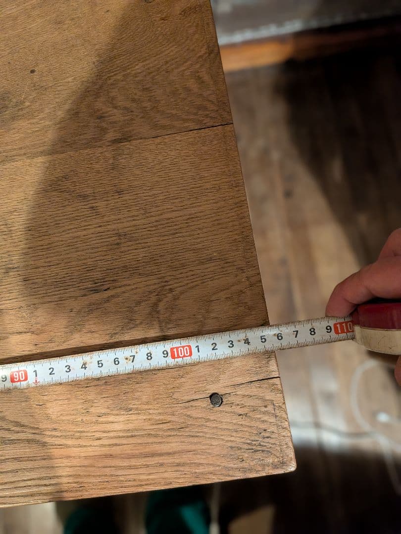 ヴィンテージ　アンティーク片袖机　ワークデスク