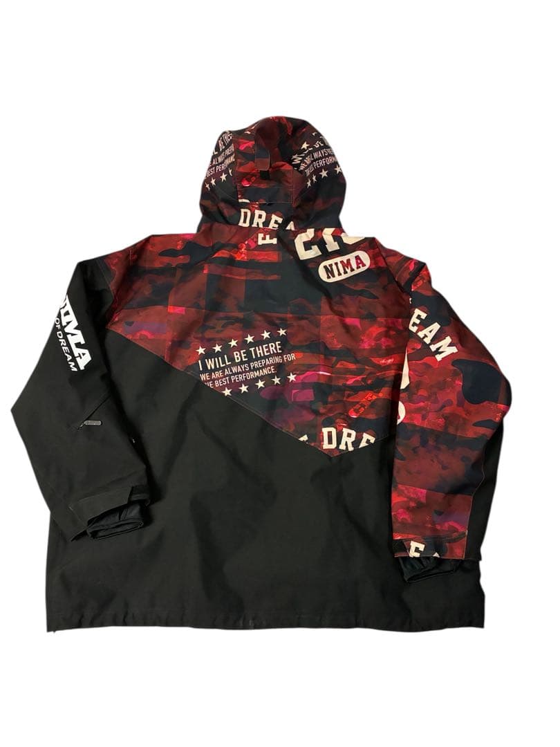 nima スノーボードジャケット 7Lサイズ カモフラージュ レッド