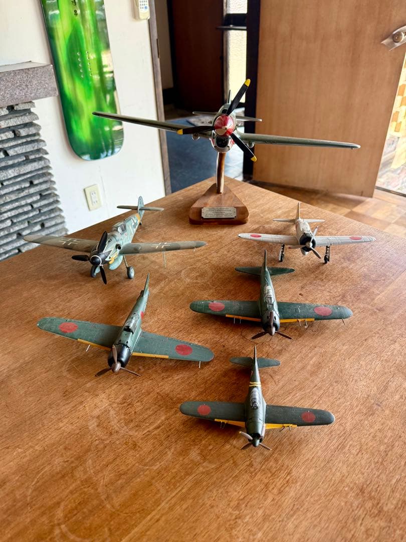 航空機模型 6機セット 零戦他　ジャンク一式
