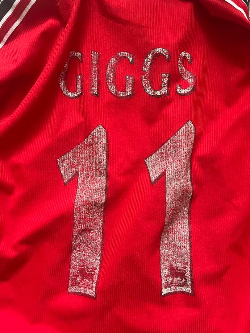 マンチェスターユナイテッド 長袖　ギグス　11番　98-00 ネーム ビンテージ