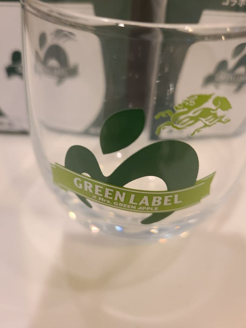 GREEN LABEL × Mrs. GREEN APPLE グラス 3個セット