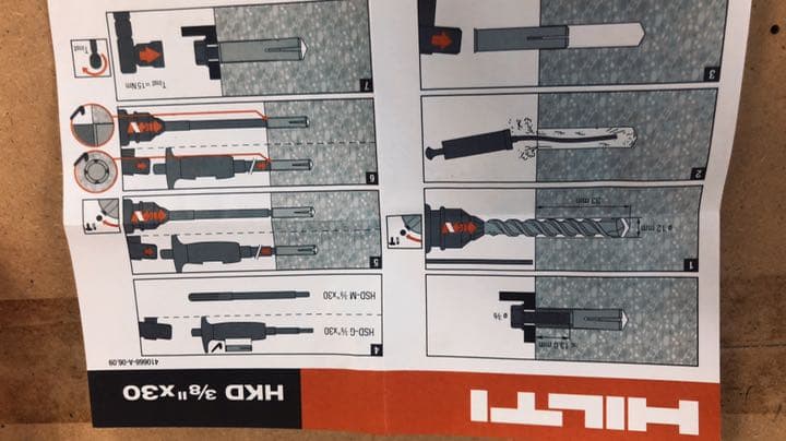 HILTI フラッシュアンカー